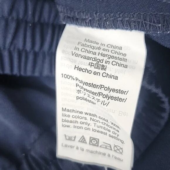 J Crew High Rise Dressy Pull On Tassel Drawstring Waist Tie Short XXS Navy Blue - Picture 11 of 15